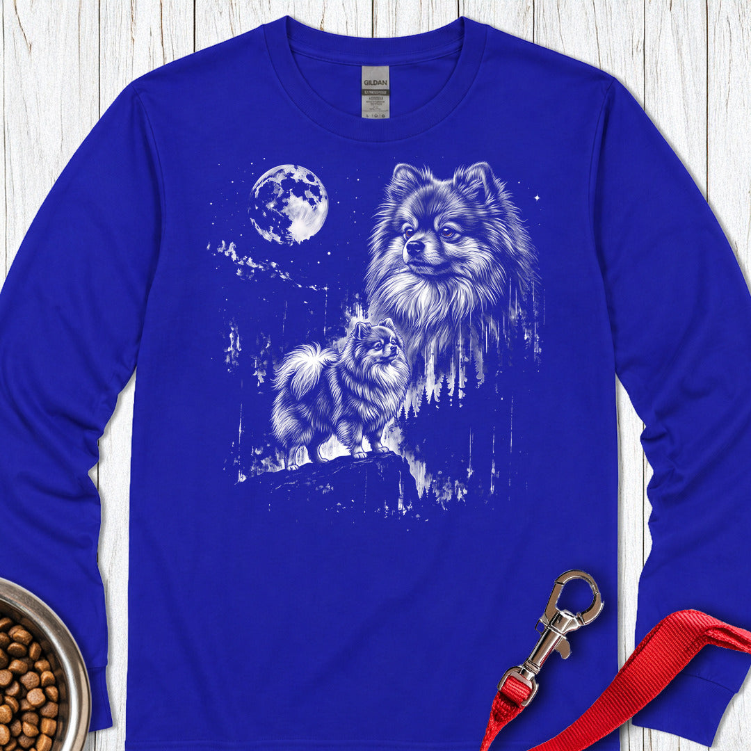 Pomeranian Moonlight Long Sleeve — Royal