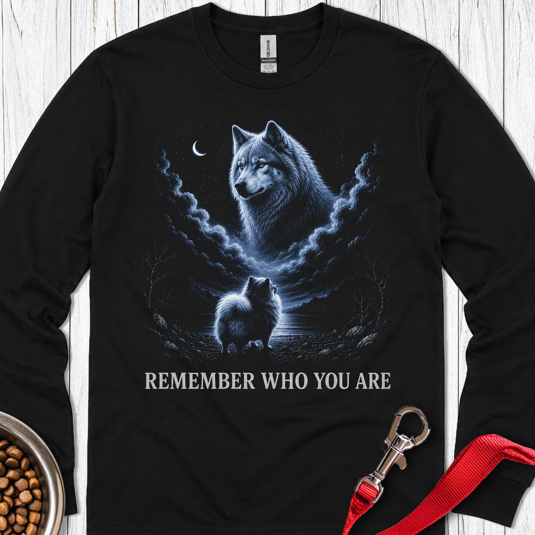 Pomeranian Origin Story Long Sleeve — Black