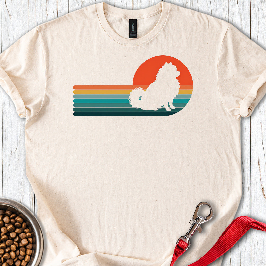 Pomeranian Retro Sunset — Natural