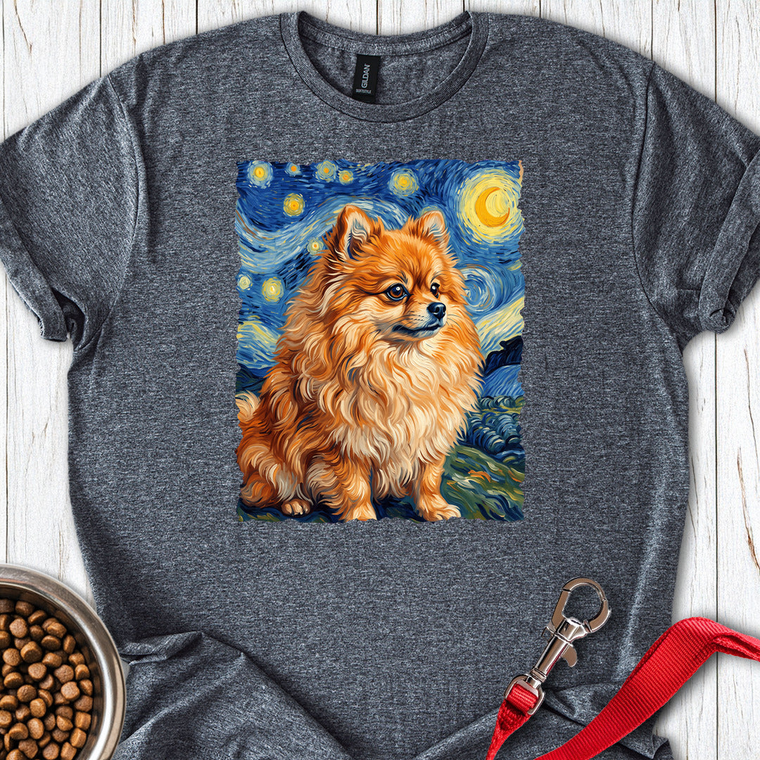 Pomeranian Van Gogh — Dark Heather