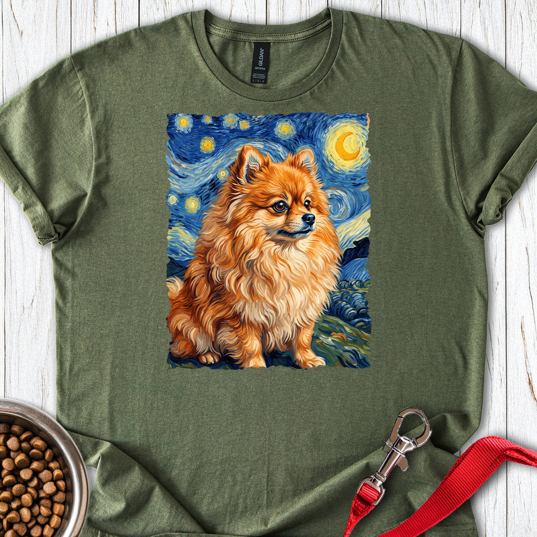 Pomeranian Van Gogh — Military Green