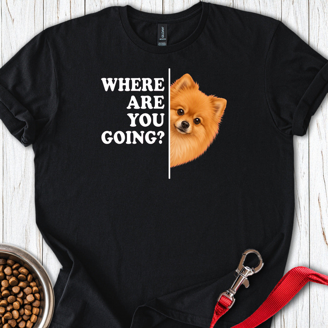 Pomeranian Where Are You Going — Black