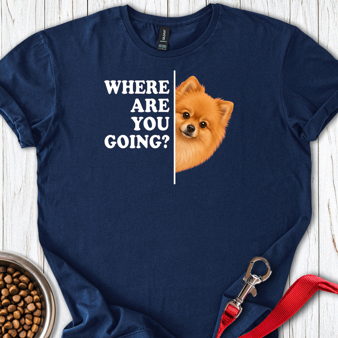 Pomeranian Where Are You Going — Navy