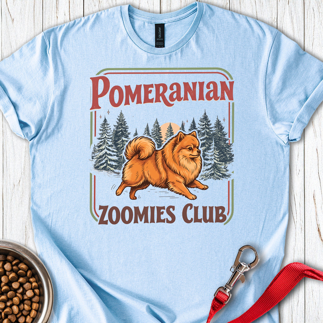 Pomeranian Zoomies Club — Light Blue