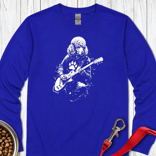 Poodle Guitar Long Sleeve Royal
