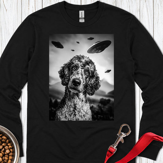 Poodle UFO Long Sleeve Black