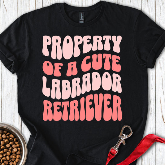 Property of a Cute Labrador Black