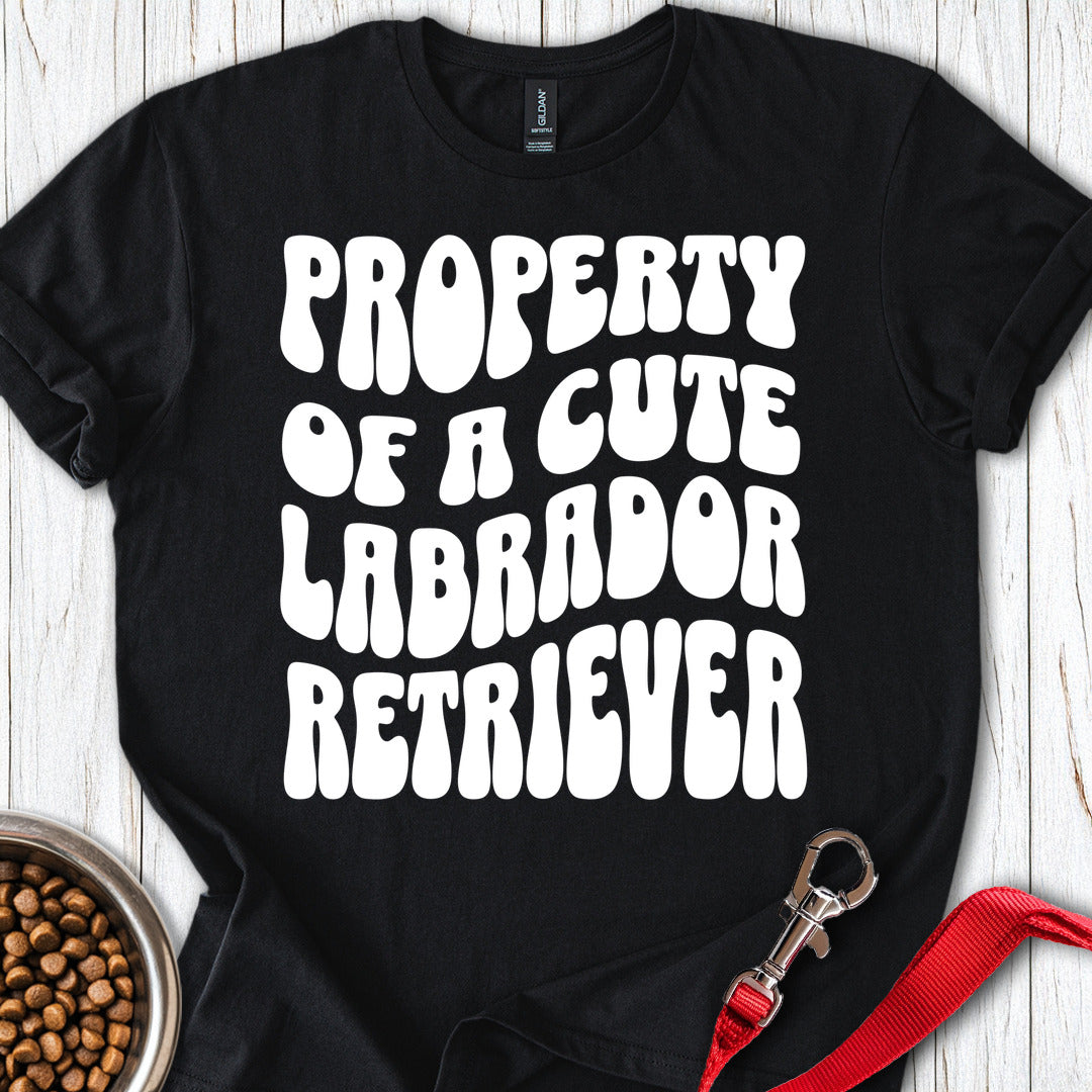 Property of a Cute Labrador Black