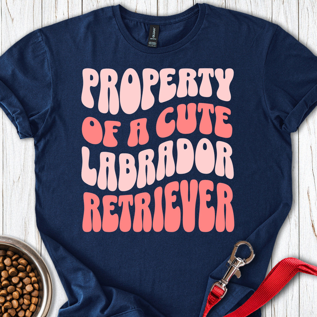 Property of a Cute Labrador Navy