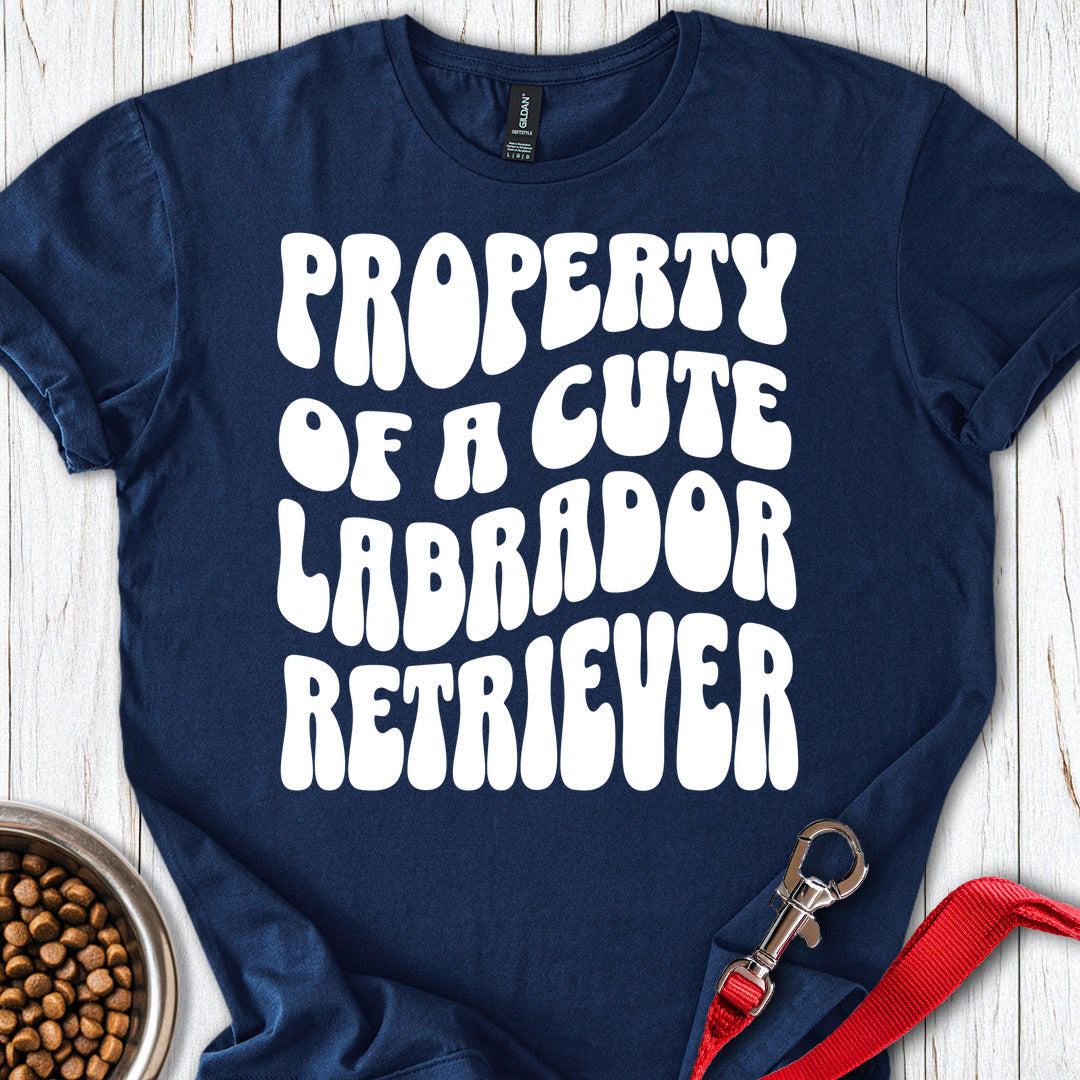 Property of a Cute Labrador Navy
