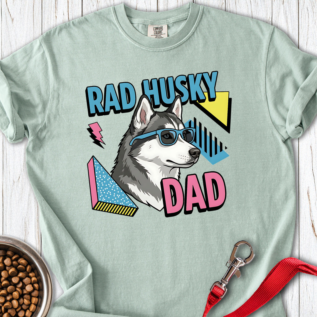 Rad Husky Dad Premium Tee Bay