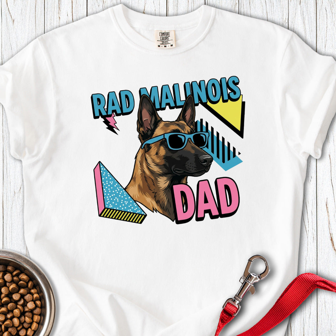 Rad Malinois Dad Premium Tee White
