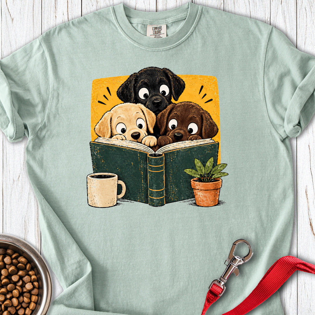 Reading Labrador Puppies Premium Tee Bay