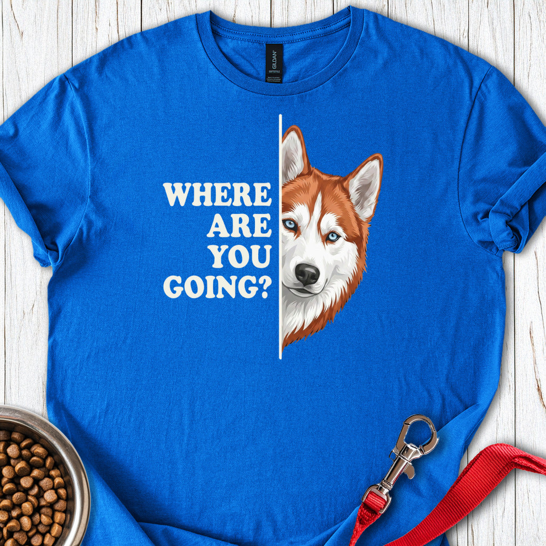 Red and White Husky Alert Royal