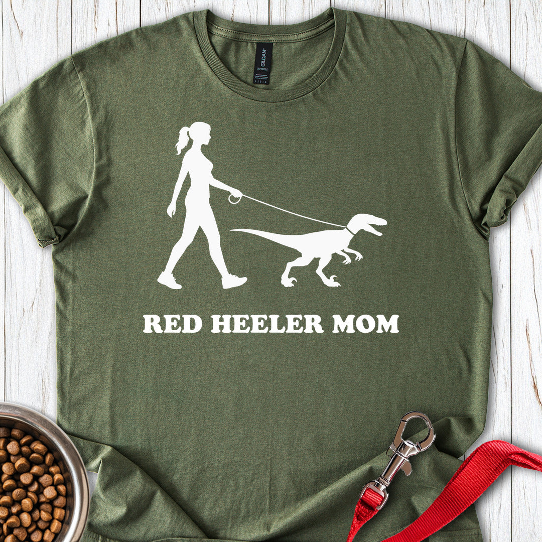Red Heeler Mom — Military Green