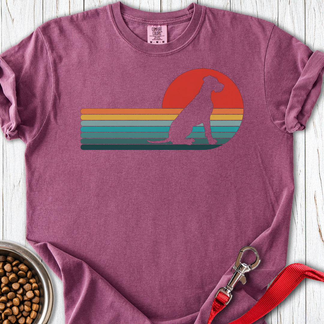Retro Great Dane Premium Tee — Berry
