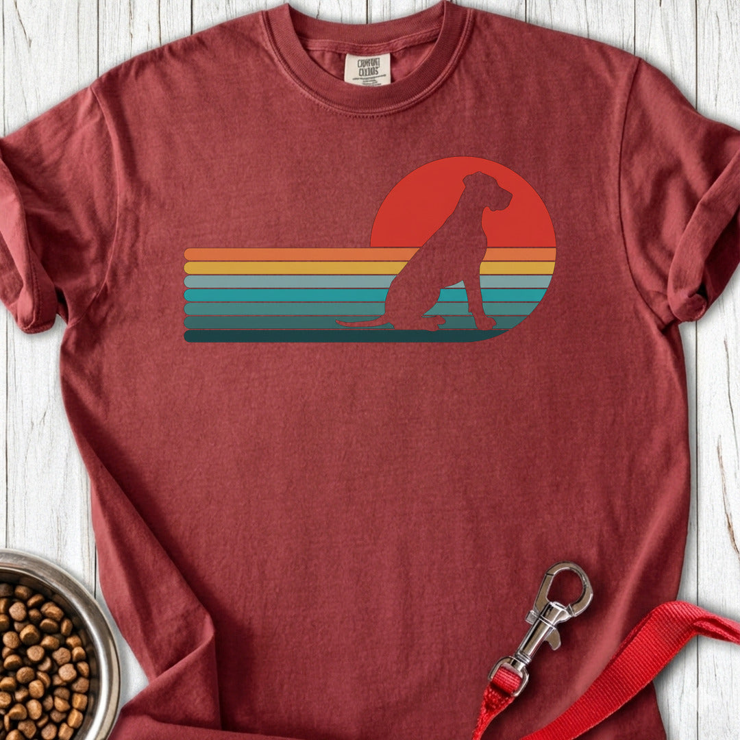 Retro Great Dane Premium Tee — Brick