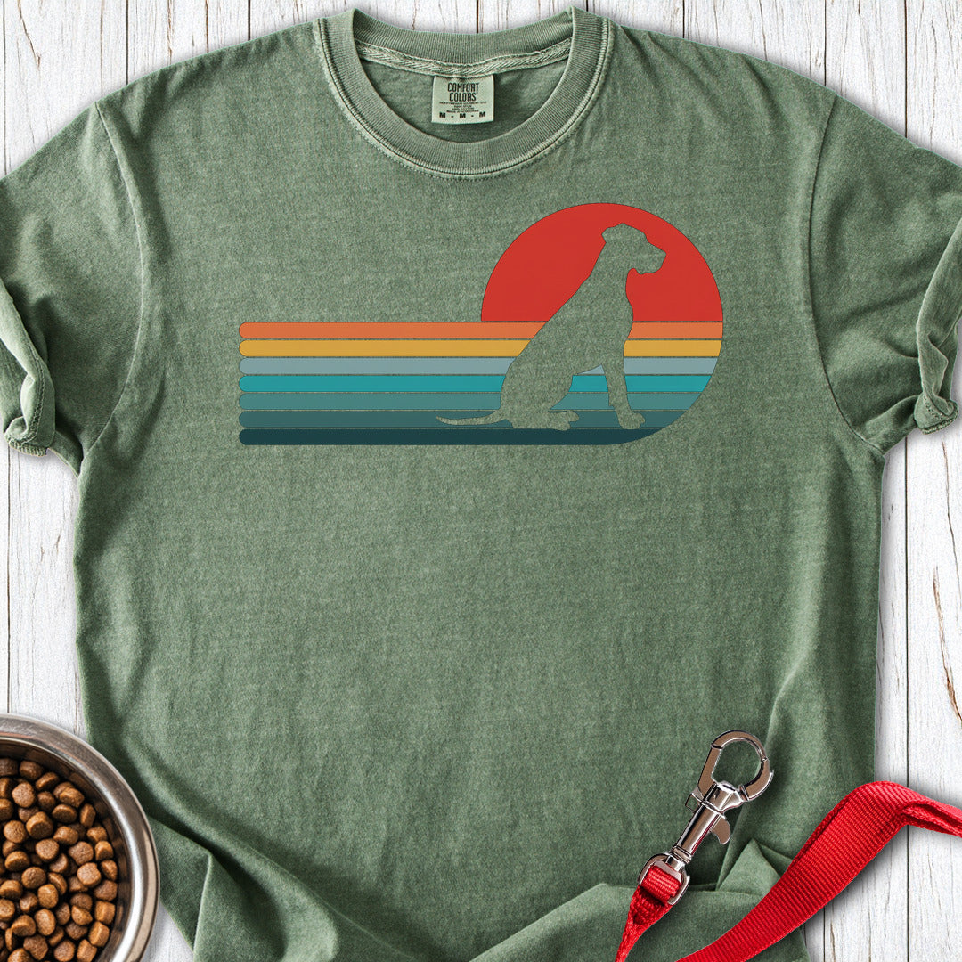 Retro Great Dane Premium Tee — Moss