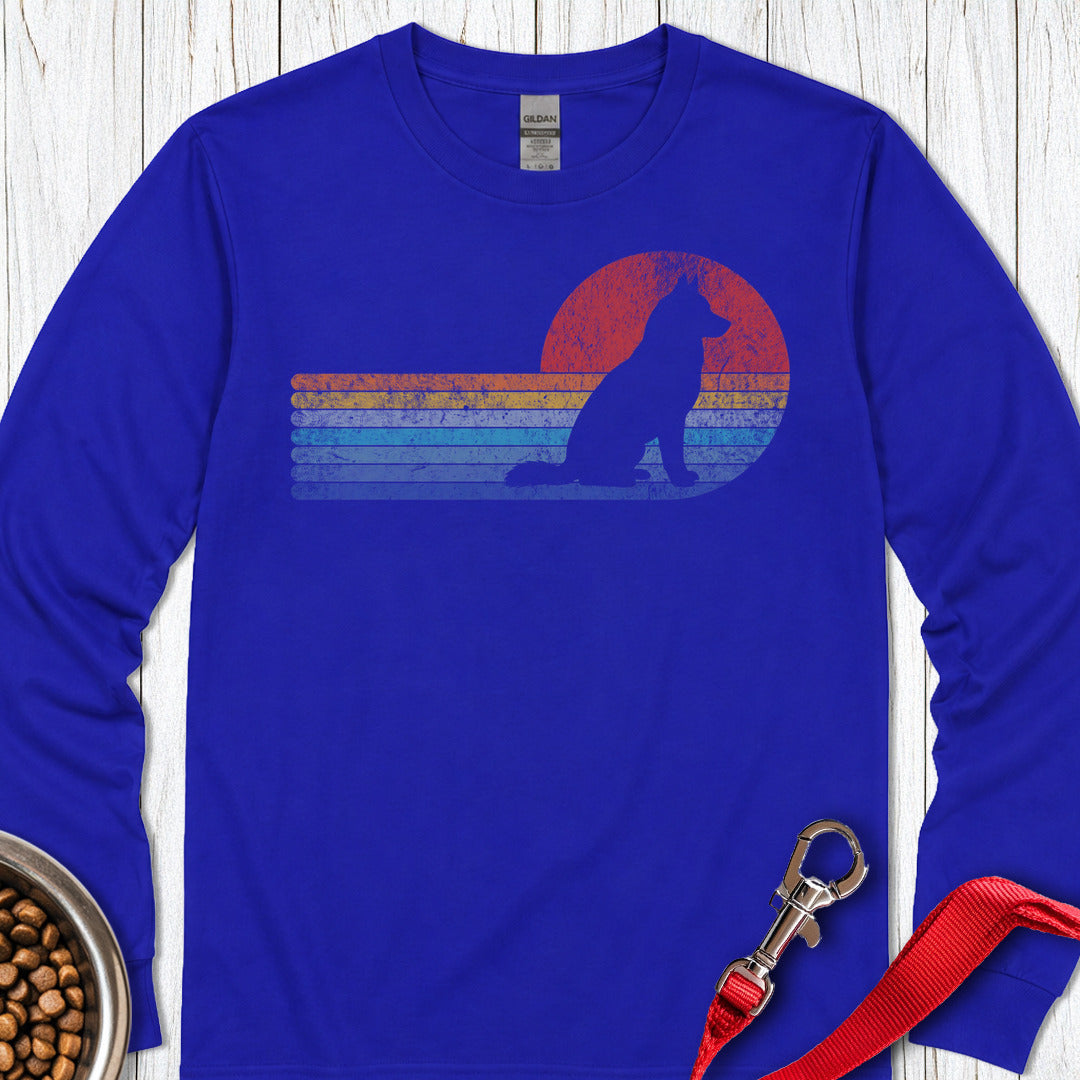 Retro Husky Long Sleeve Royal