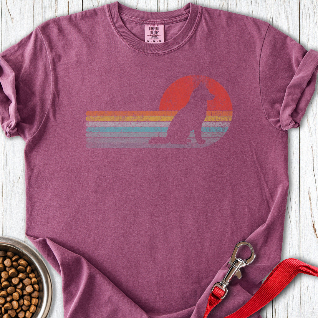 Retro Husky Premium Tee Berry