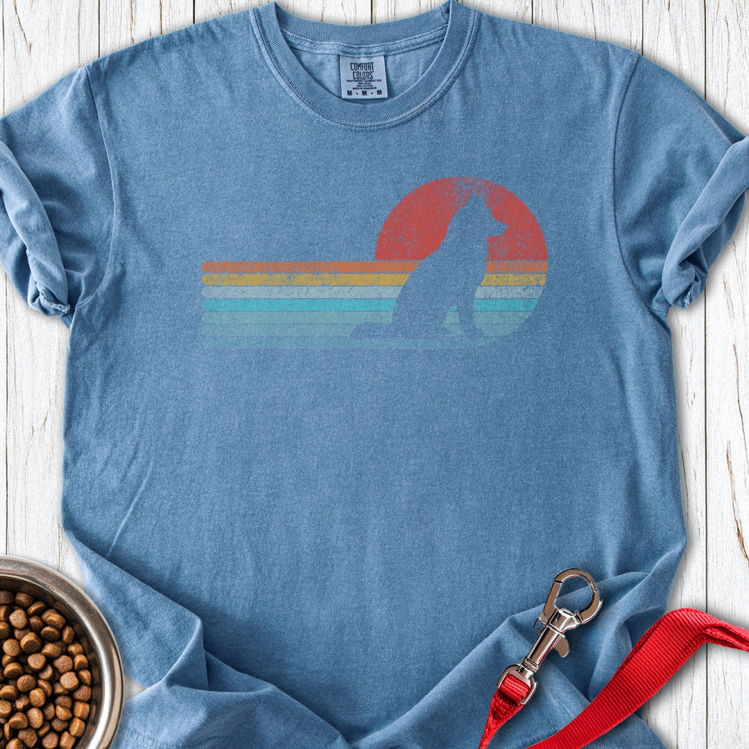 Retro Husky Premium Tee Blue Jean