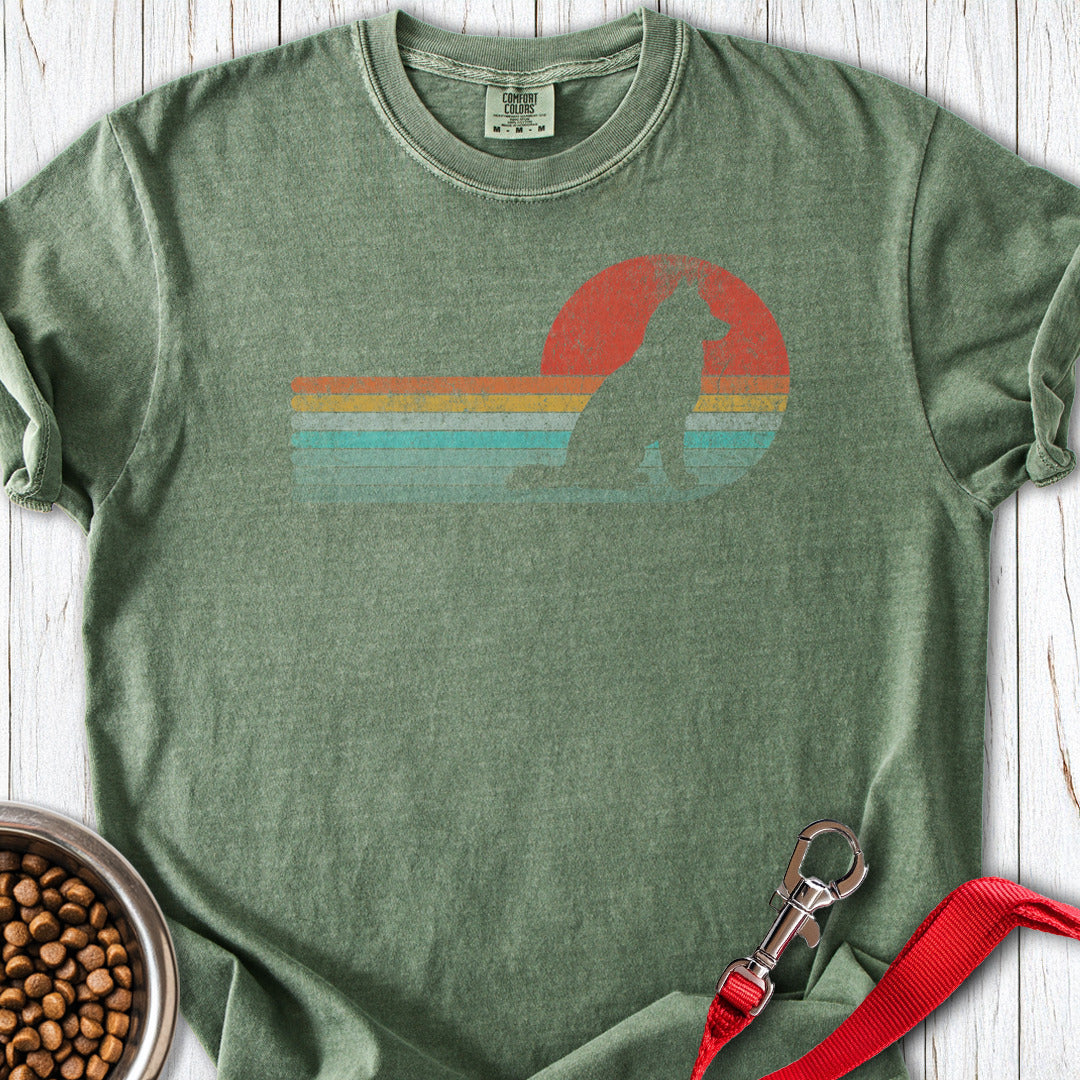 Retro Husky Premium Tee Moss