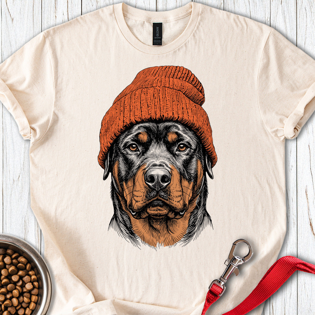 Rottweiler Beanie — Natural