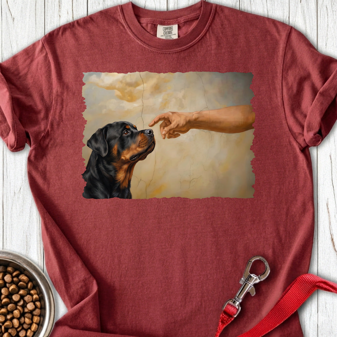 Rottweiler Creation Premium Tee — Brick