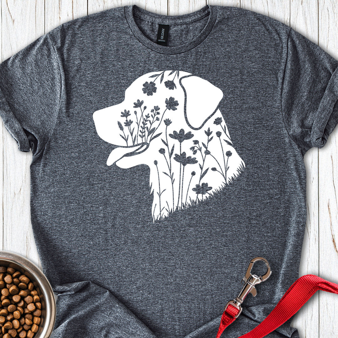 Rottweiler Flowers — Dark Heather