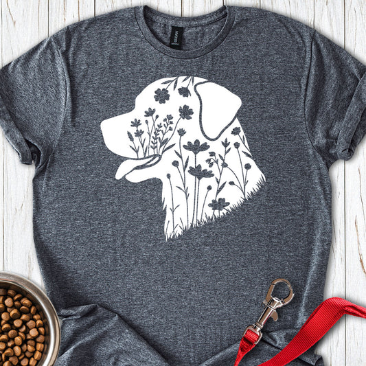 Rottweiler Flowers — Dark Heather
