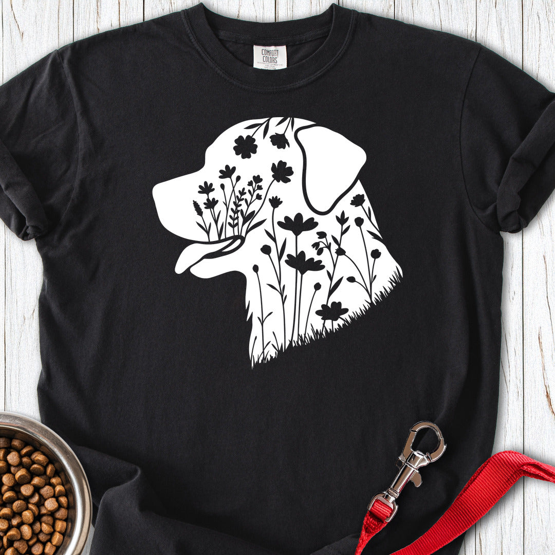 Rottweiler Flowers Premium Tee — Black