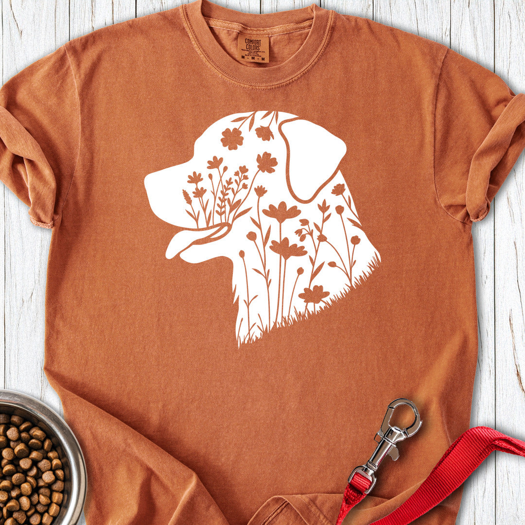 Rottweiler Flowers Premium Tee — Yam
