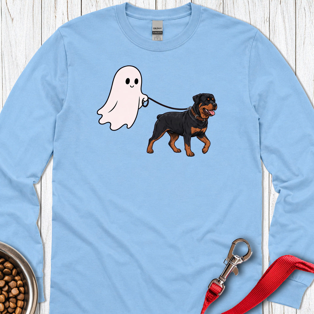 Rottweiler Ghost Walk Long Sleeve — Carolina Blue