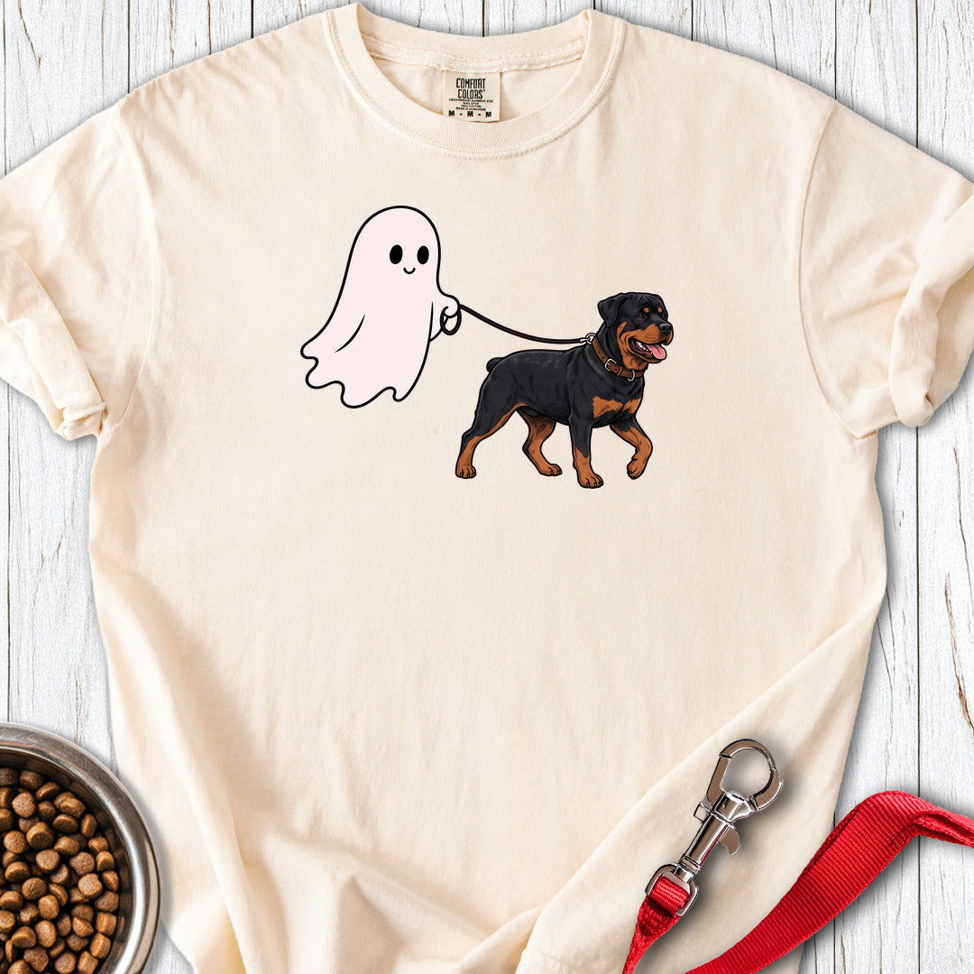 Rottweiler Ghost Walk Premium Tee — Ivory