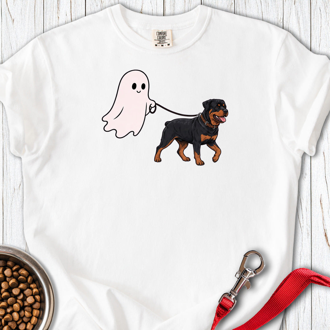 Rottweiler Ghost Walk Premium Tee — White
