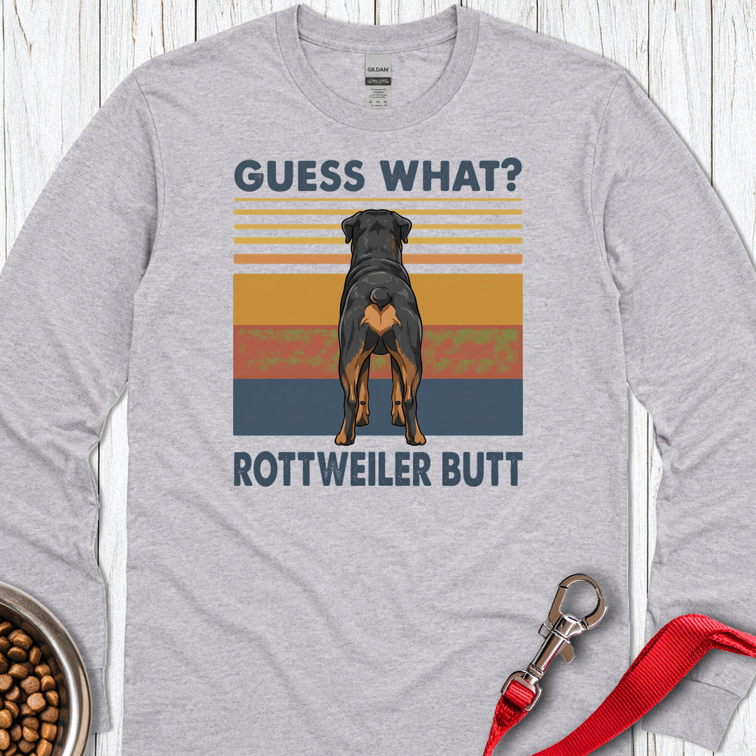 Rottweiler Guess What Long Sleeve — Sport Grey