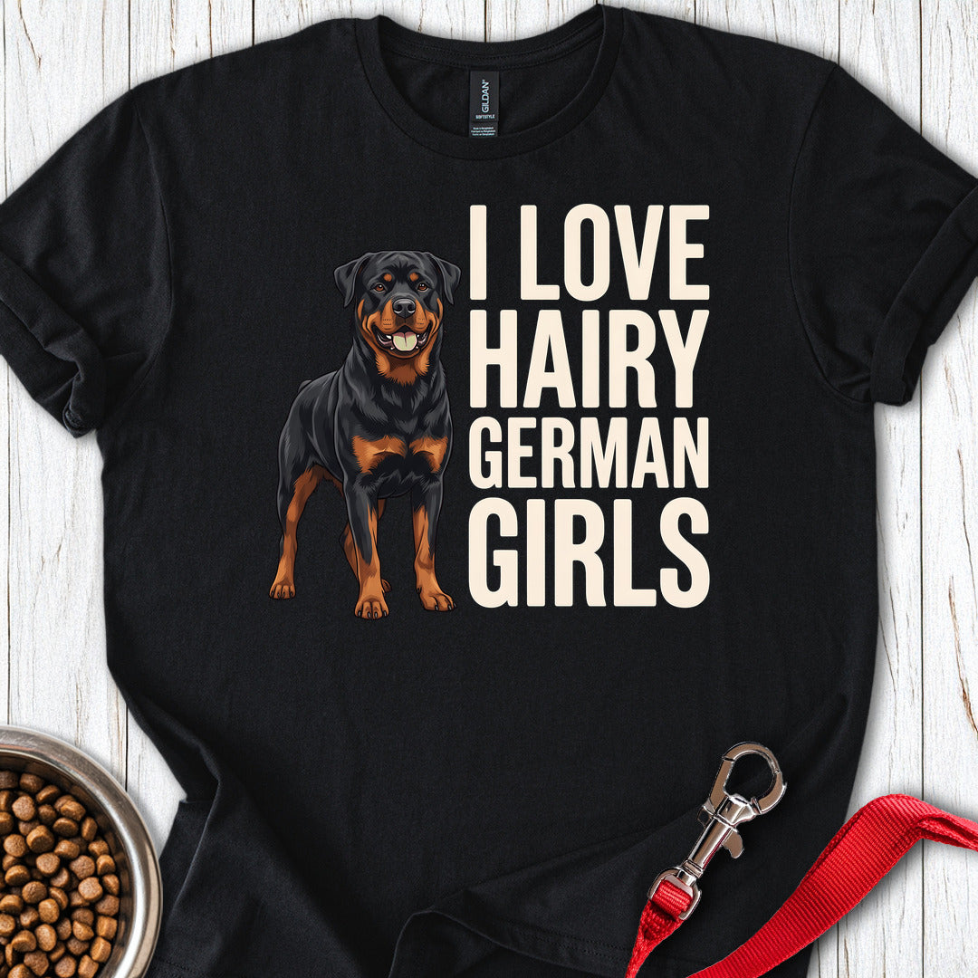 Rottweiler Hairy Girls — Black