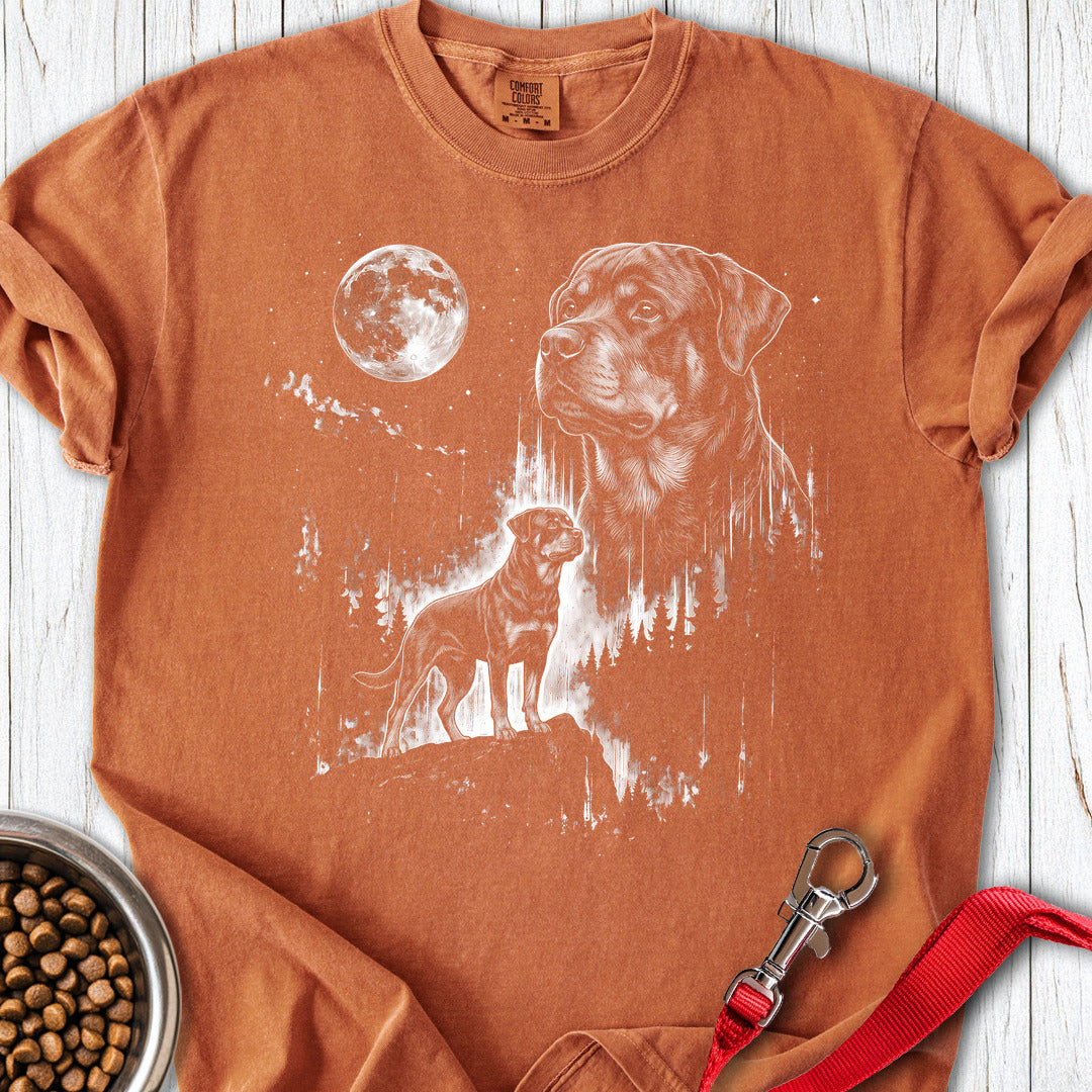 Rottweiler Moonlight Premium Tee — Yam