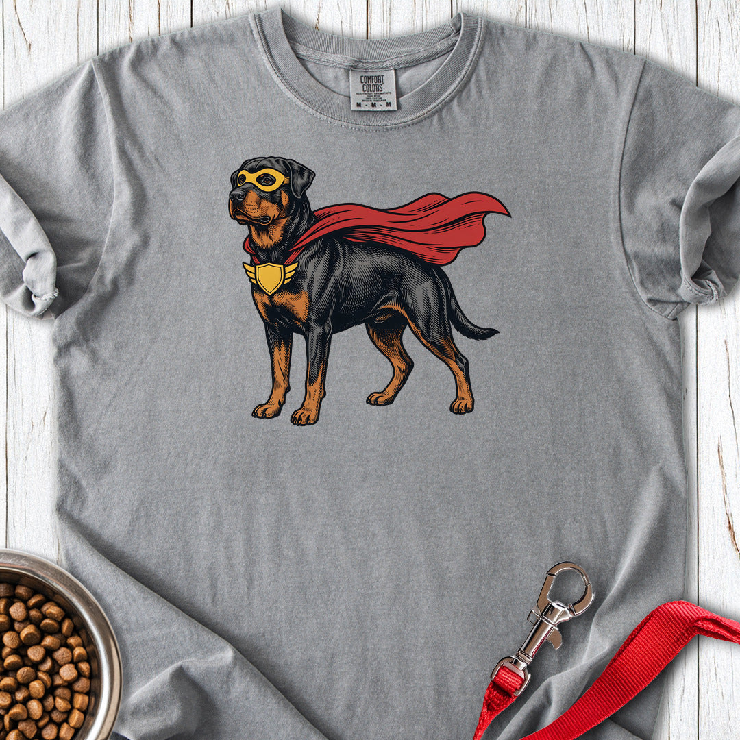Rottweiler Superhero Premium Tee — Grey