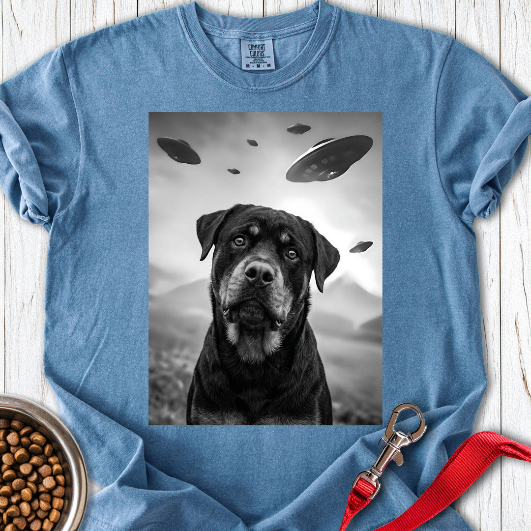 Rottweiler UFO Premium Tee — Blue Jean