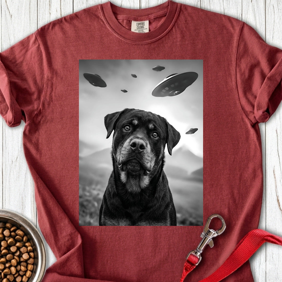 Rottweiler UFO Premium Tee — Brick