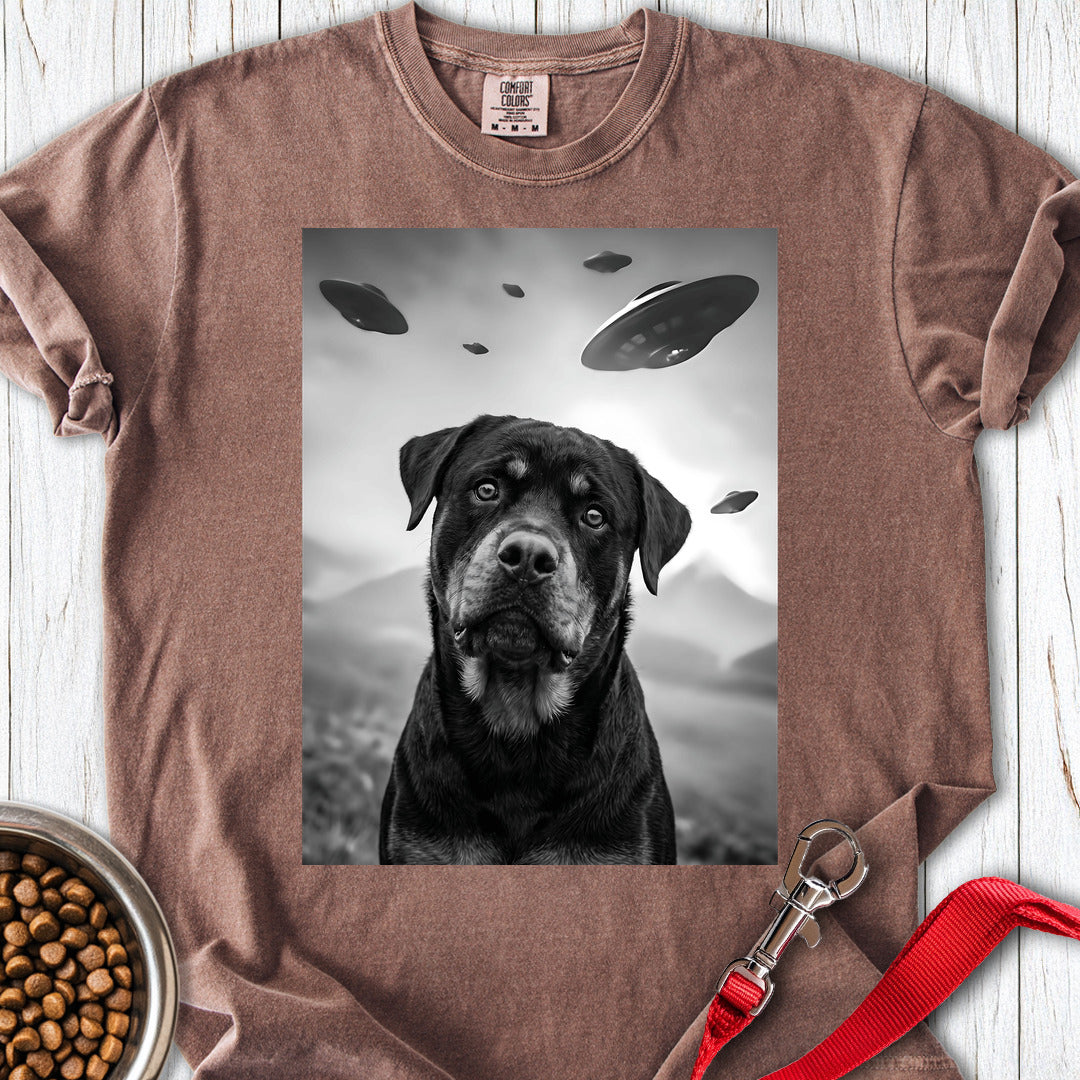 Rottweiler UFO Premium Tee — Espresso