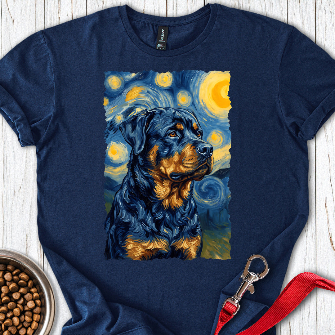 Rottweiler Van Gogh — Navy