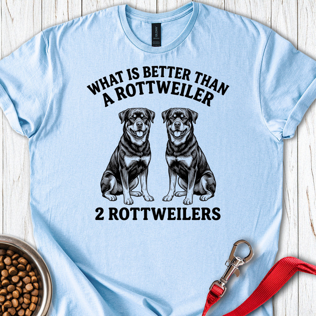 Rottweiler What Is Better Than One — Light Blue