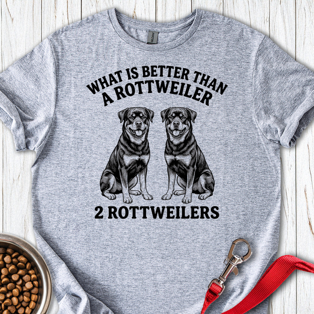 Rottweiler What Is Better Than One — Sport Grey