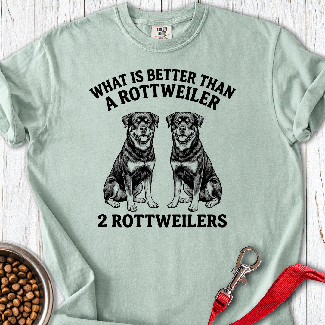 Rottweiler What Is Better Than One Premium Tee — Bay