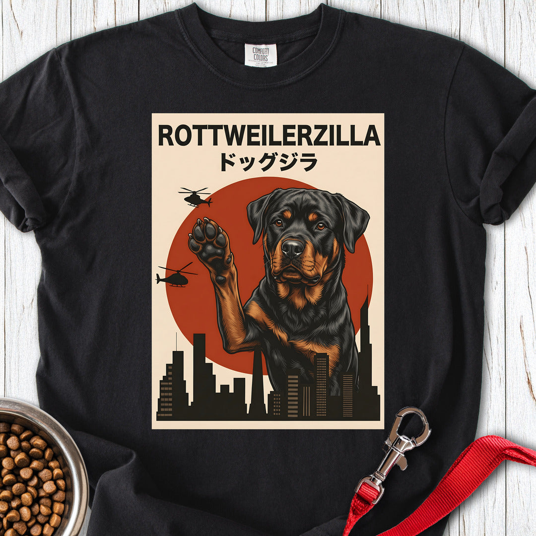 Rottweilerzilla Premium Tee — Black
