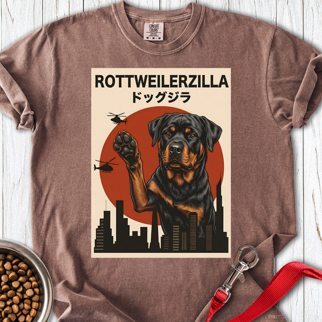 Rottweilerzilla Premium Tee — Espresso