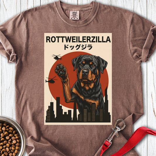 Rottweilerzilla Premium Tee Espresso
