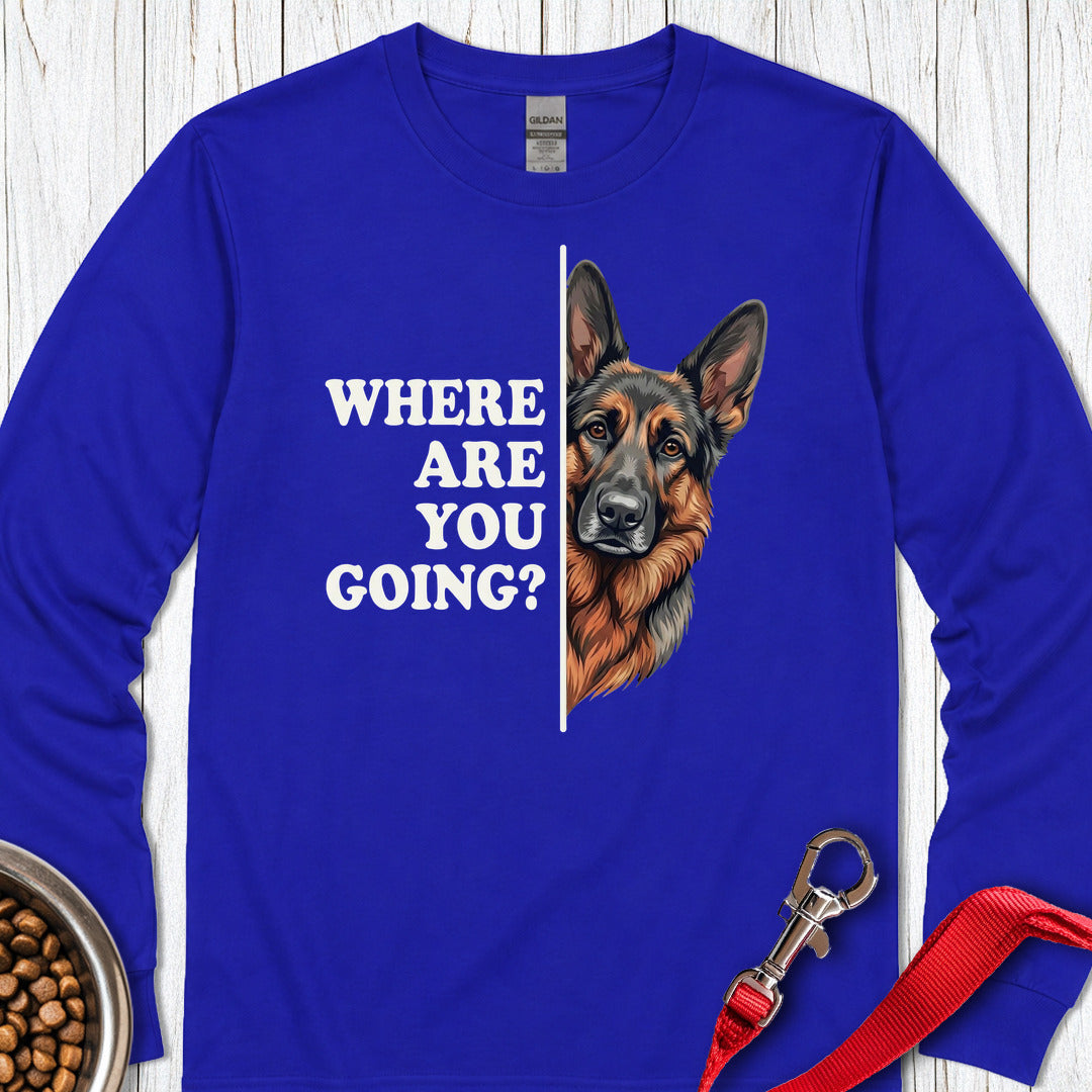 Sable German Shepherd Following Long Sleeve — Royal